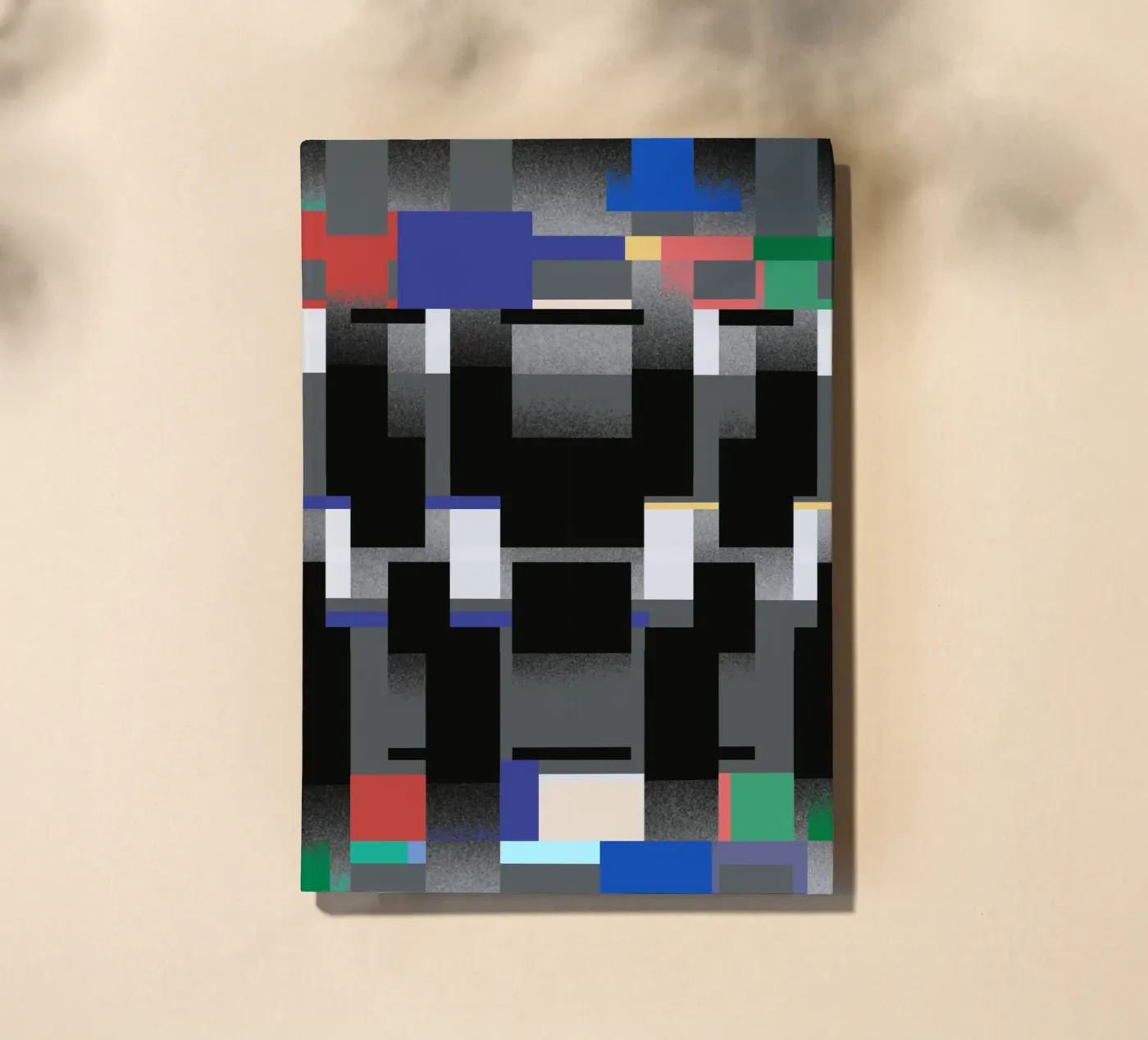 Glitches pattern 06 notebook by Little Dean