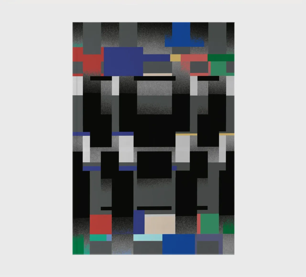 Glitches pattern 06 notebook by Little Dean