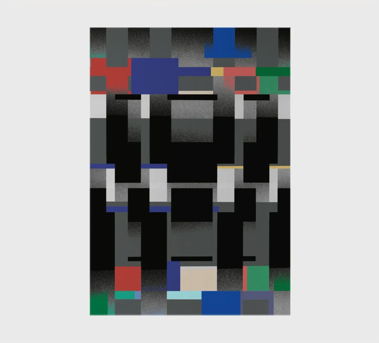 Glitches pattern 06 notebook by Little Dean