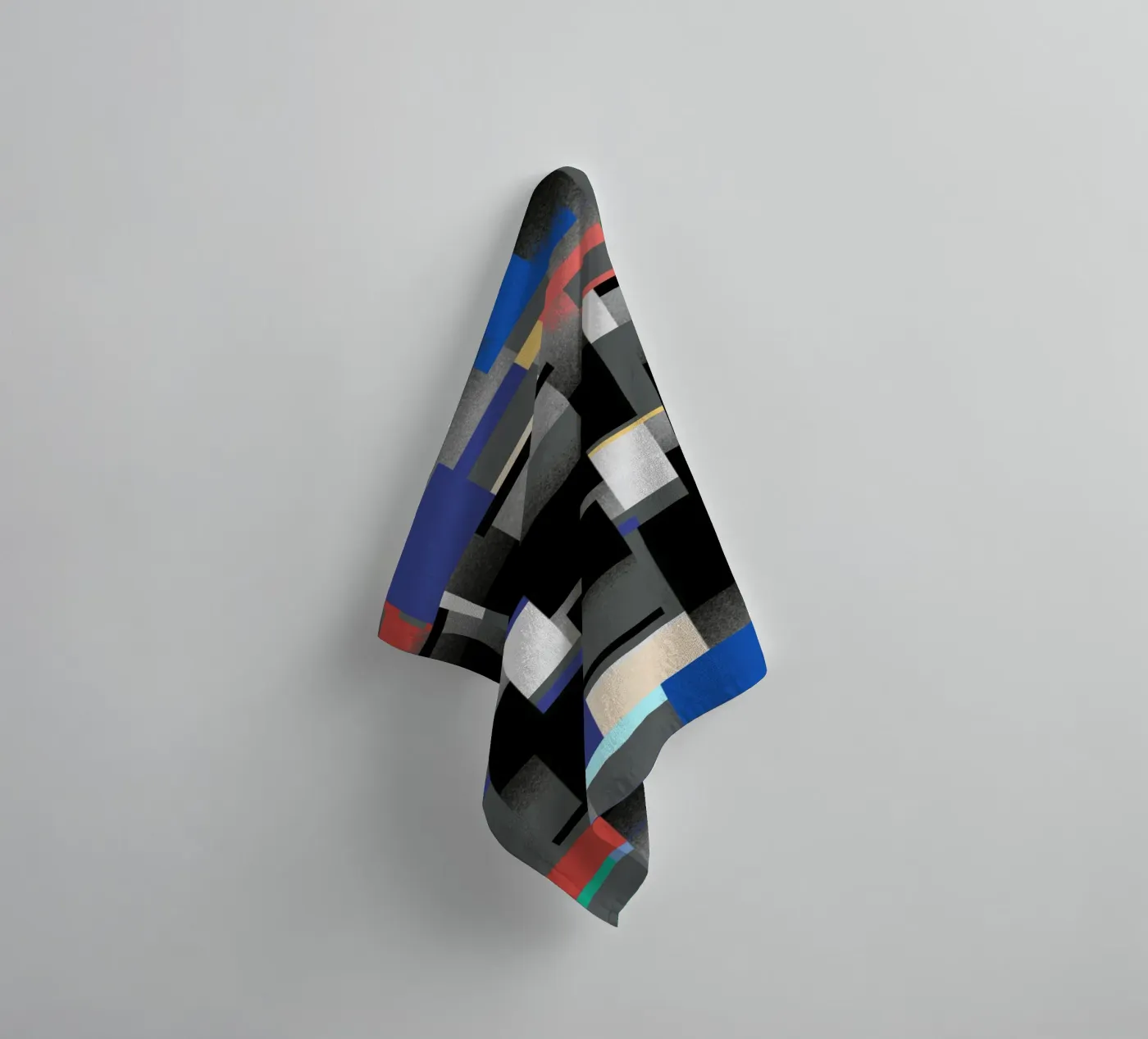 Glitches pattern 06 towel by Little Dean