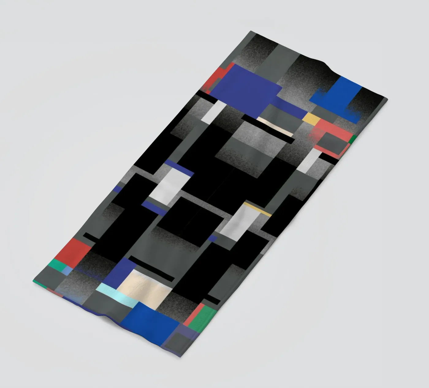 Glitches pattern 06 strandhanddoek van Little Dean