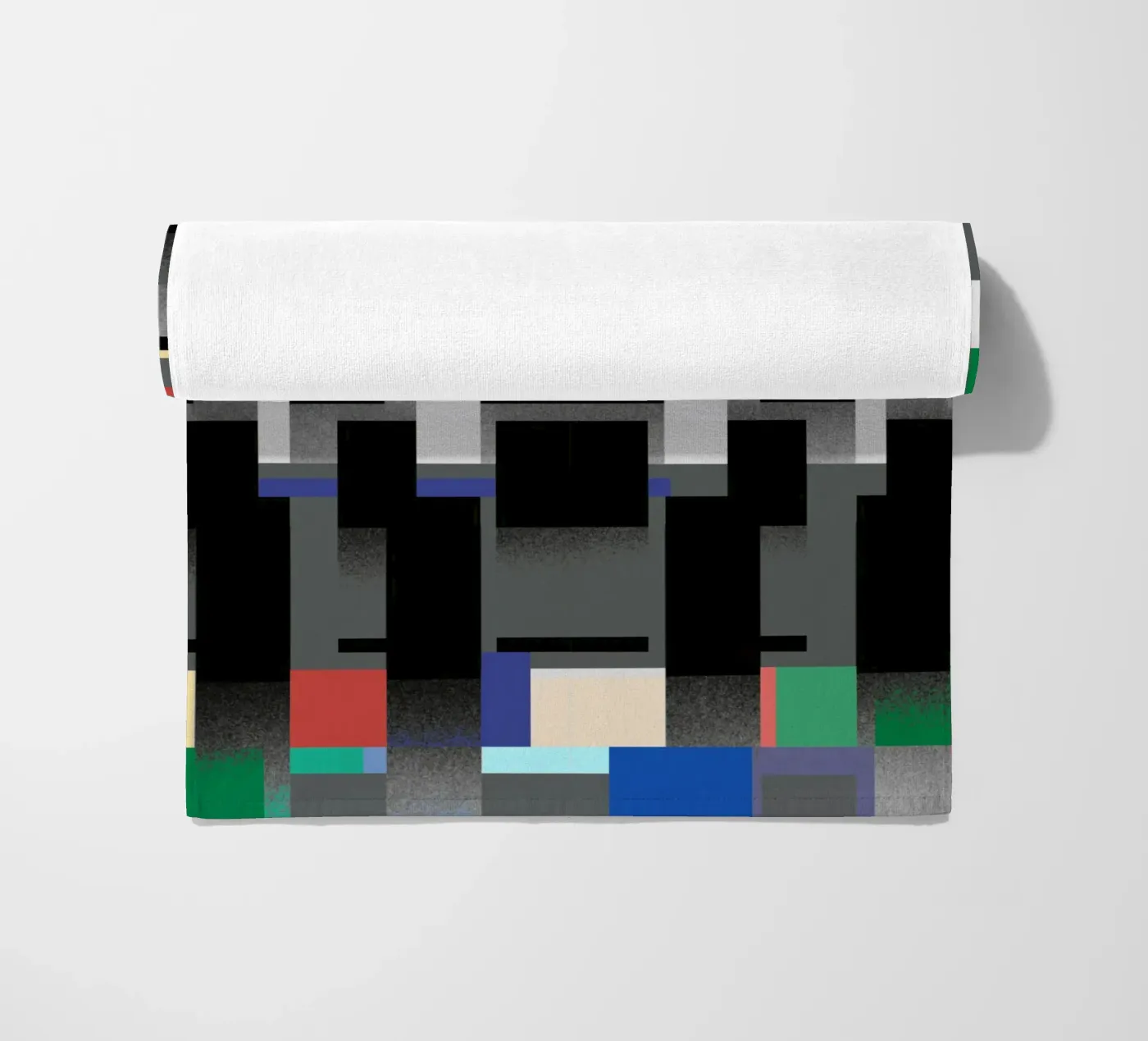 Glitches pattern 06 strandhanddoek van Little Dean