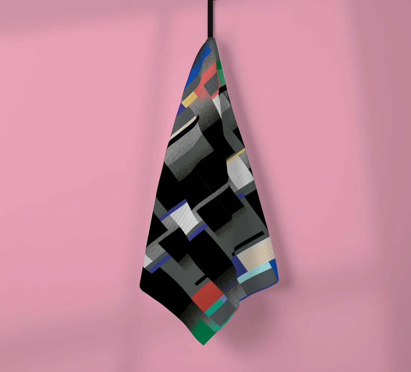 Glitches motif 06 torchon de Little Dean