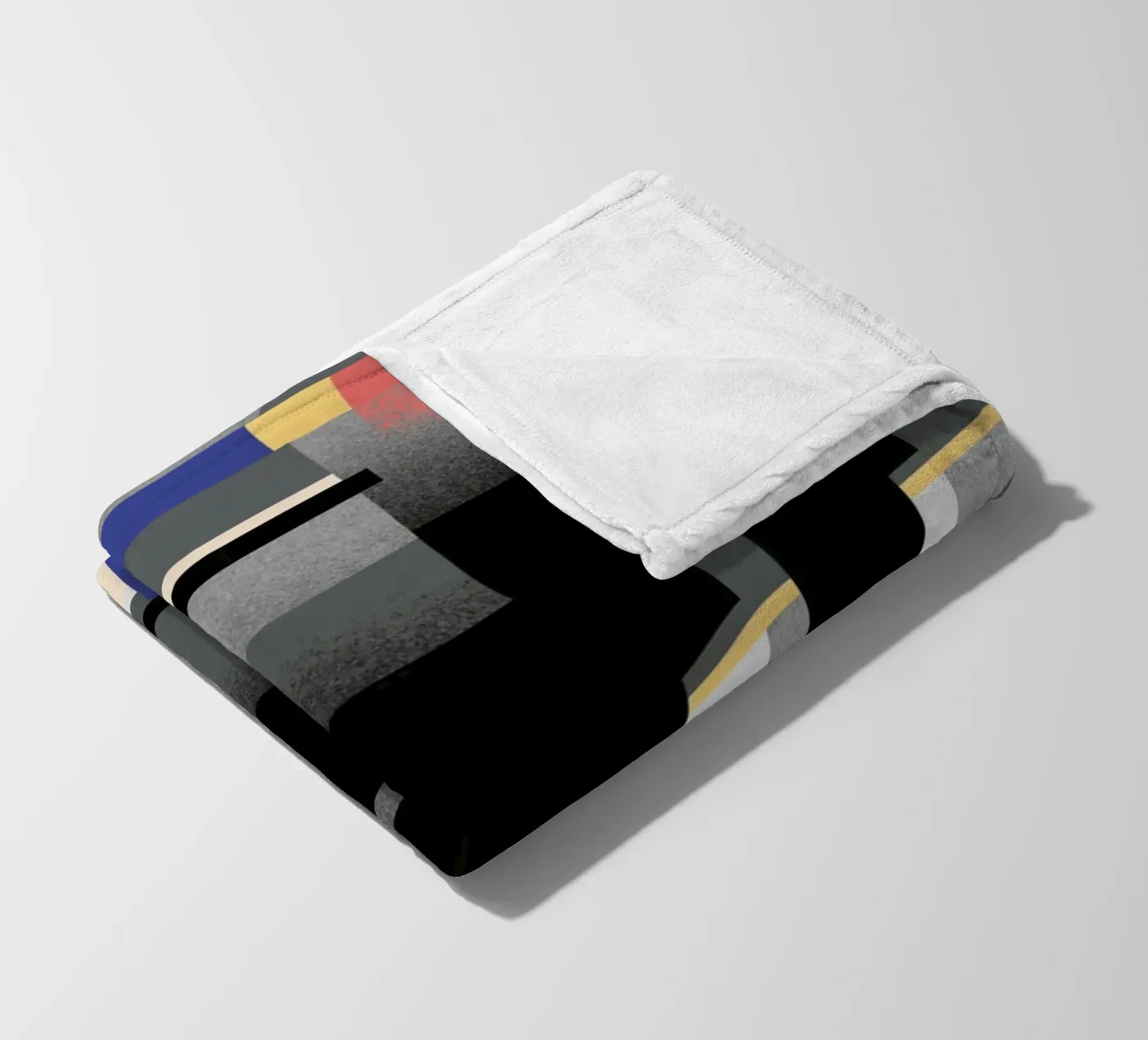 Glitches pattern 06 fleece blanket by Little Dean