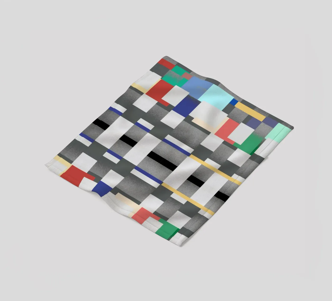 Glitches pattern 07 fleecedeken van Little Dean