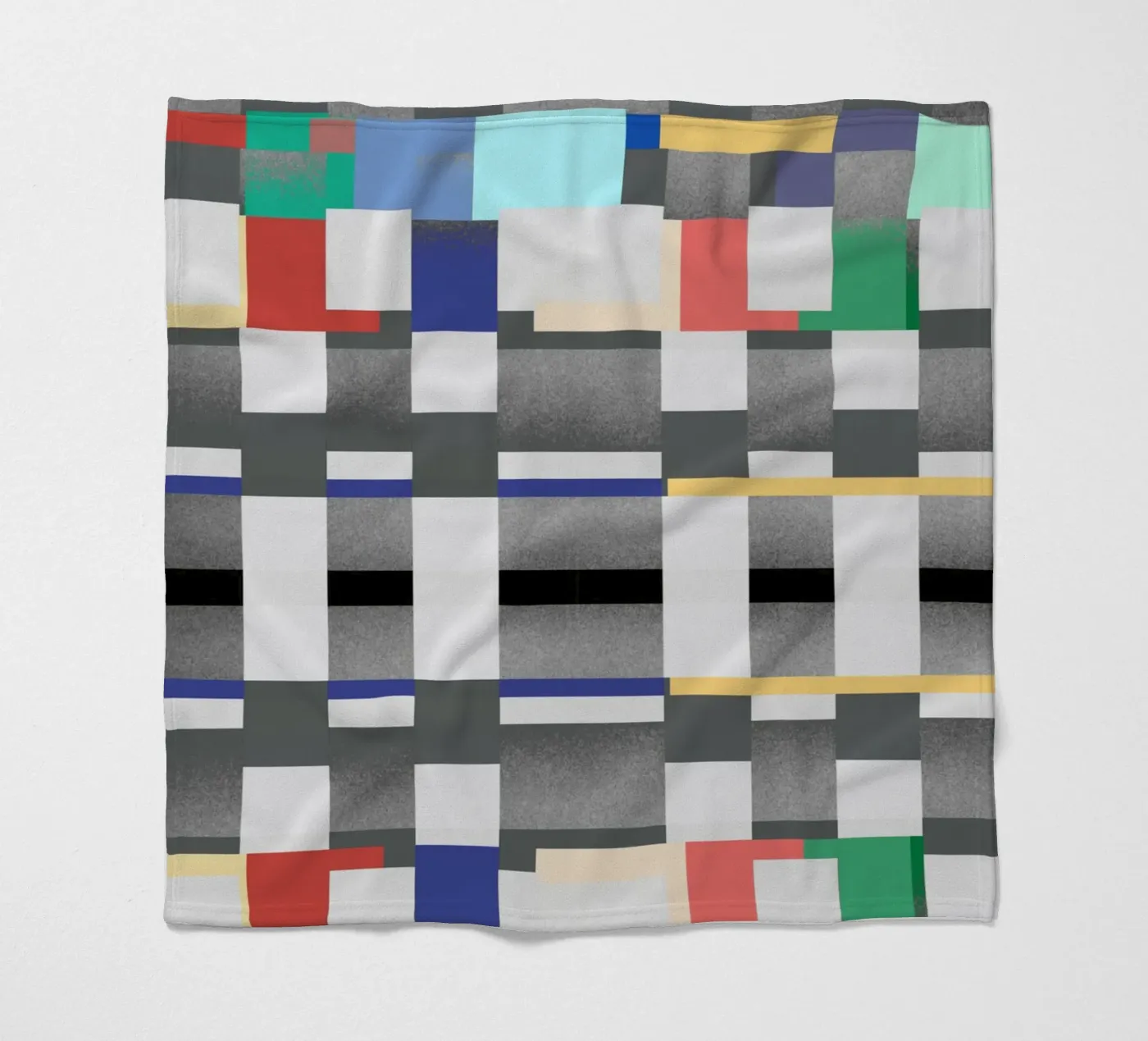 Glitches pattern 07 fleecedeken van Little Dean