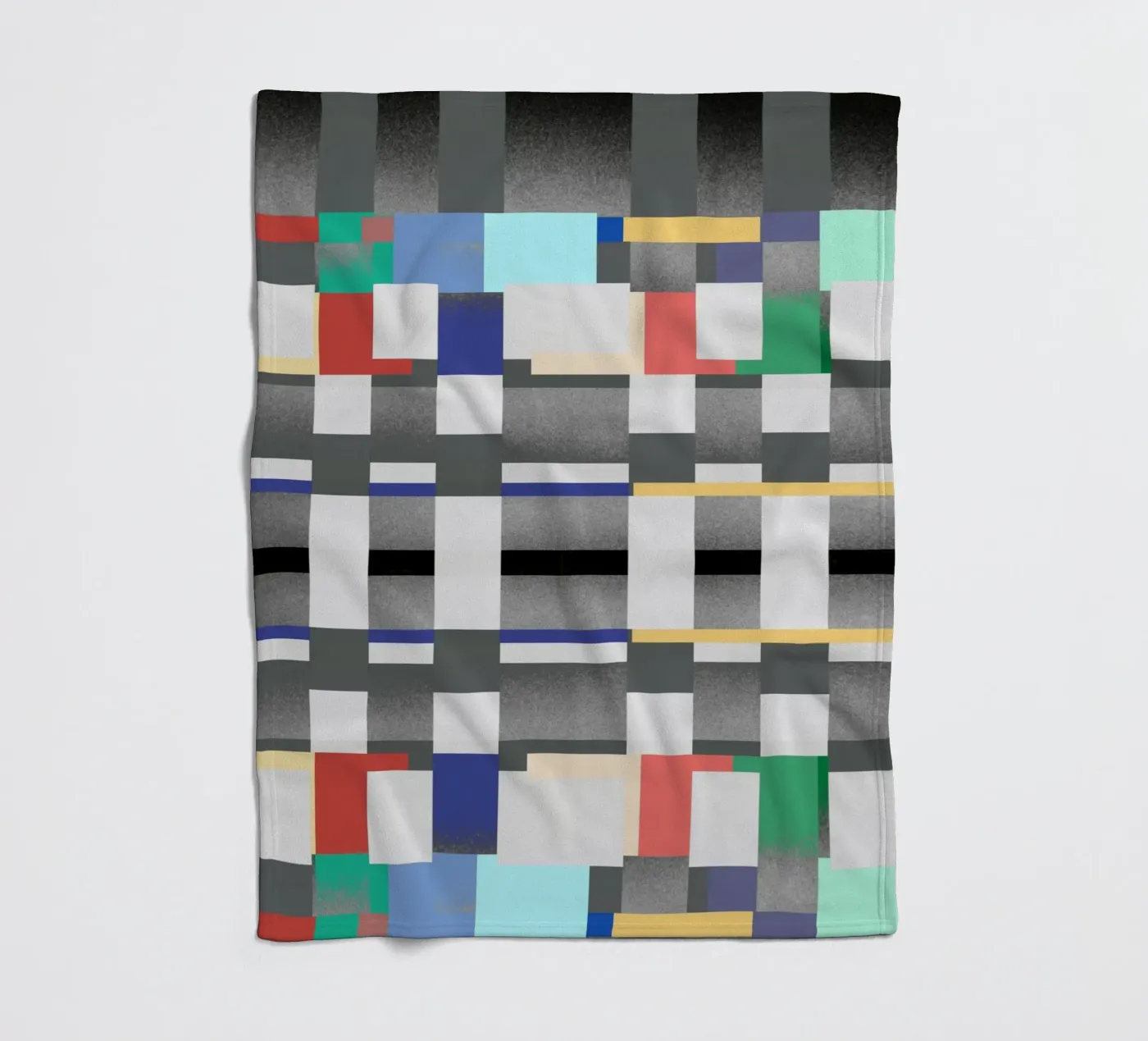 Glitches pattern 07 fleecedeken van Little Dean