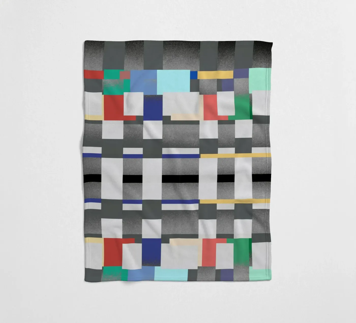 Glitches pattern 07 fleecedeken van Little Dean