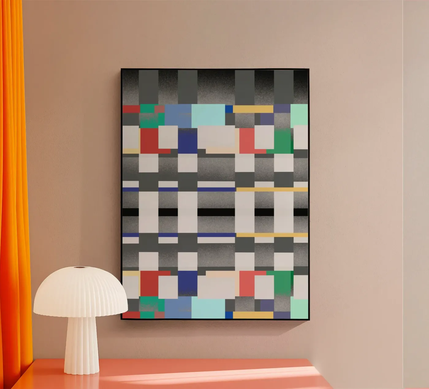 Storing patroon 07 acryl van Little Dean