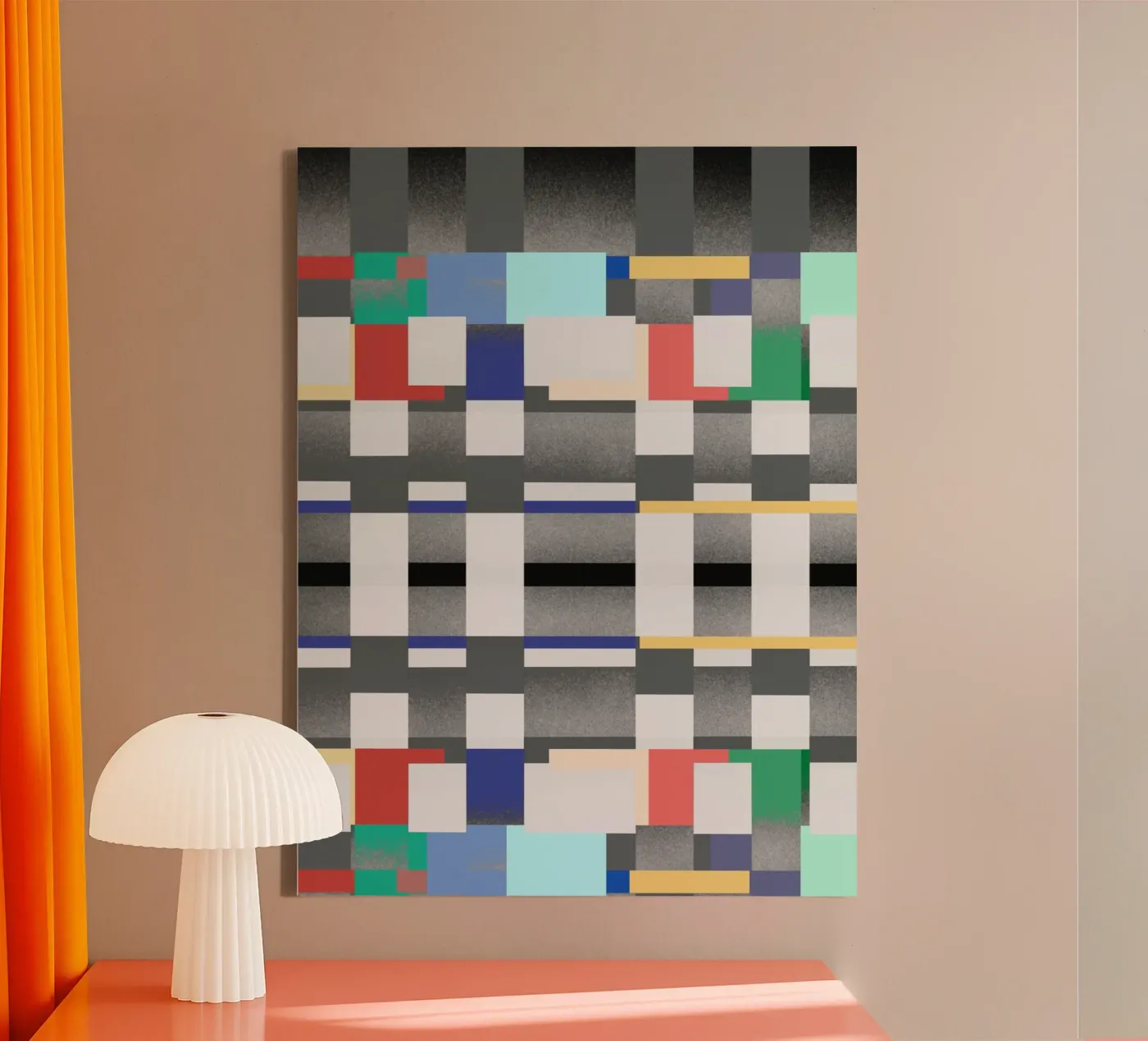 Glitches pattern 07 tela da Little Dean