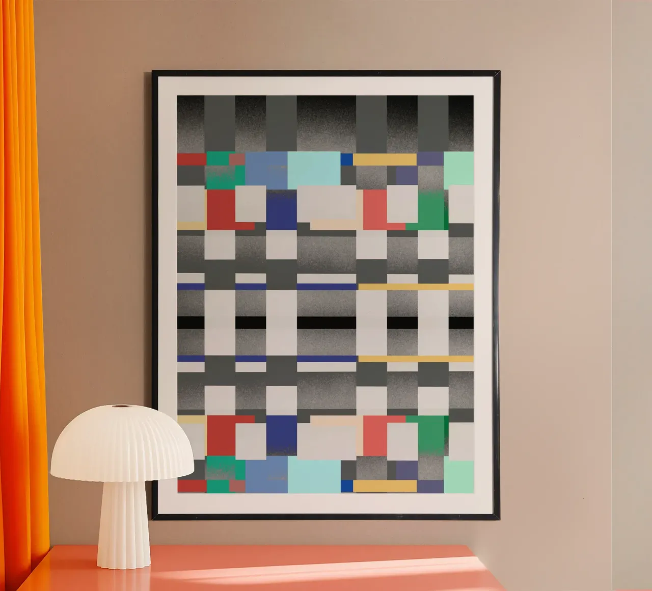 Glitches pattern 07 poster by Little Dean