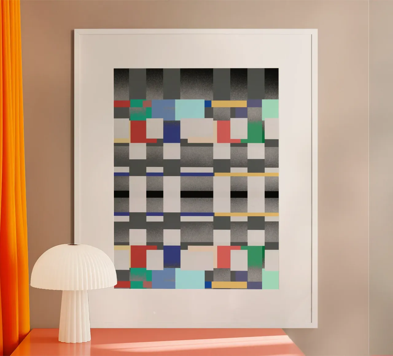 Glitches pattern 07 poster by Little Dean