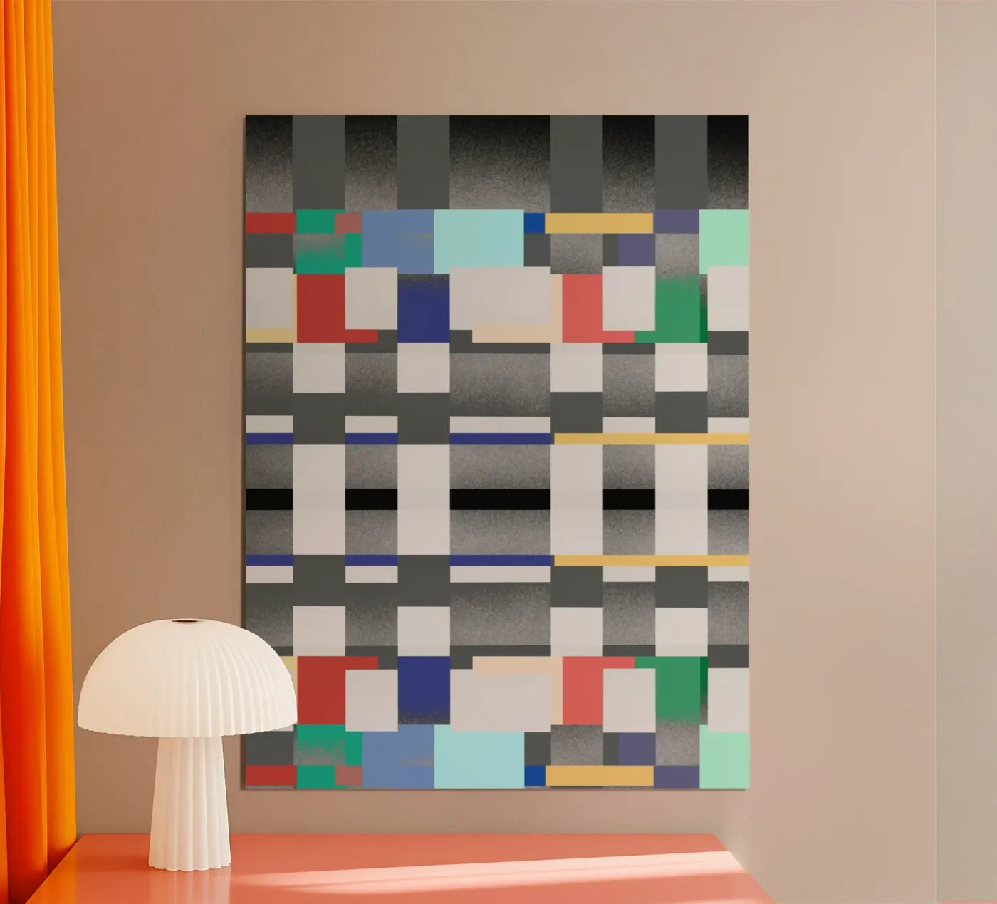 Glitches pattern 07 poster by Little Dean