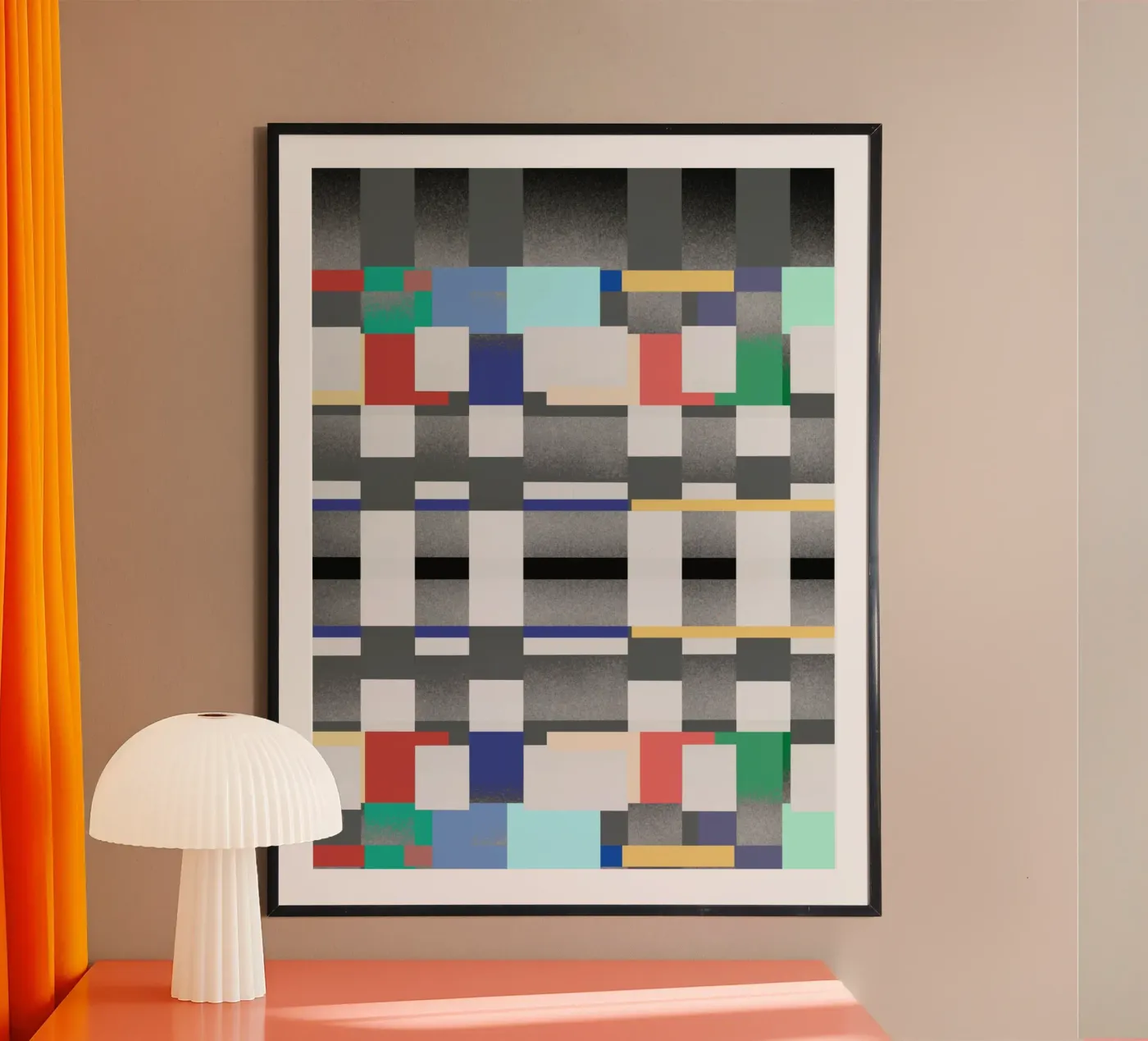 Glitches pattern 07 poster by Little Dean