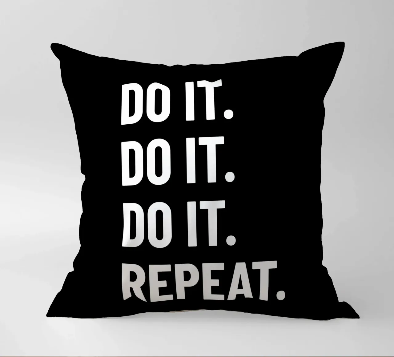 Motivation: Do it. Repeat. white. Inspiration. cuscino da RB-Quotes