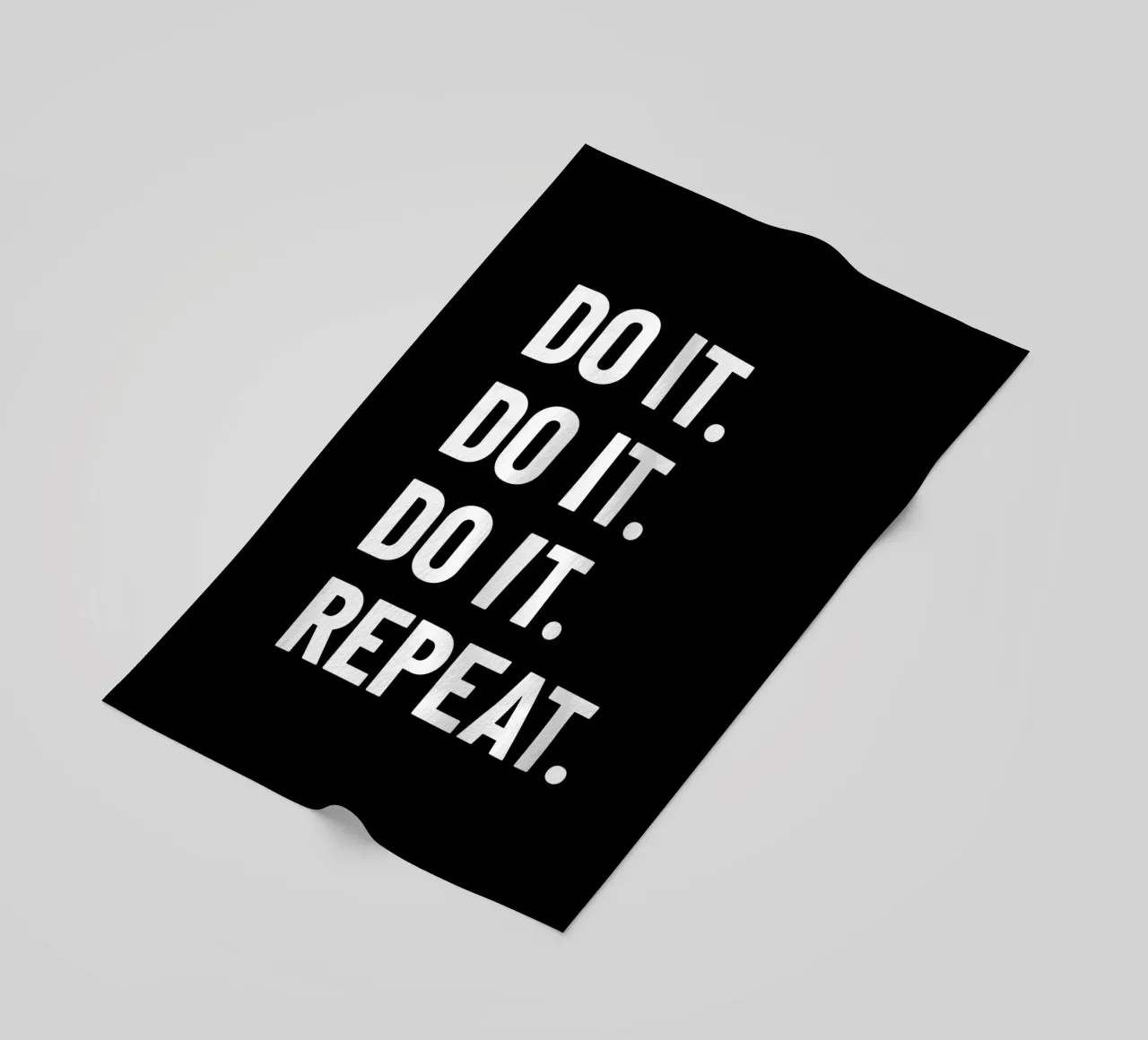 Motivation: Do it. Repeat. white. Inspiration. telo mare da RB-Quotes