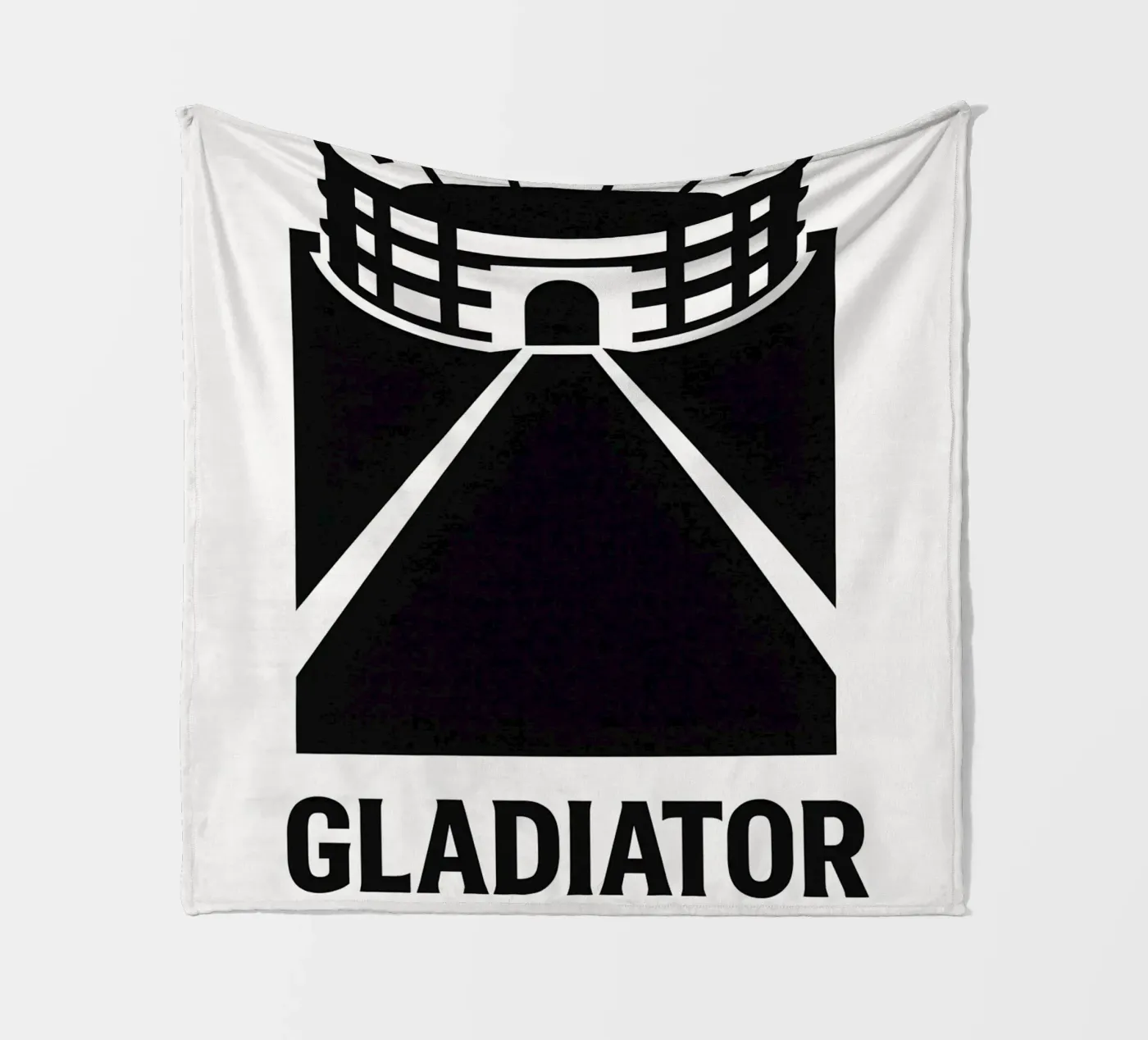 Gladiator Print Fleecedecke von MoviesArt