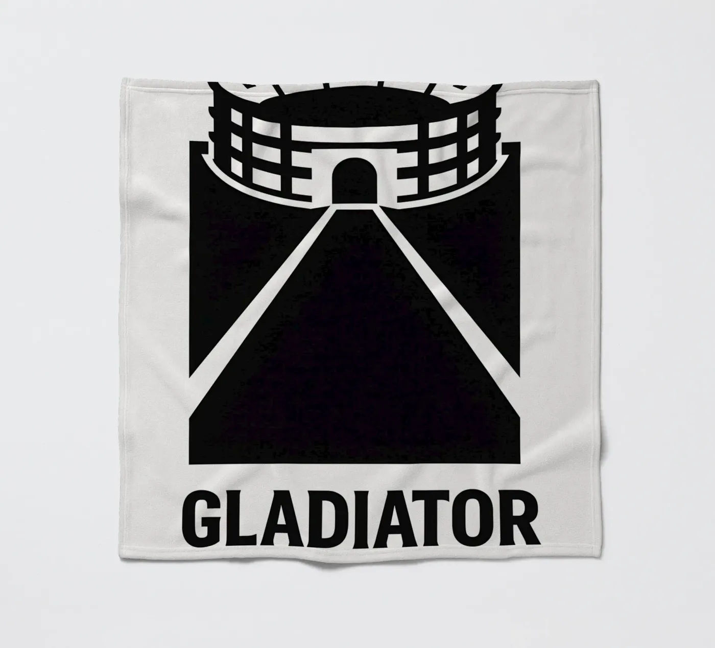 Gladiator Print Fleecedecke von MoviesArt