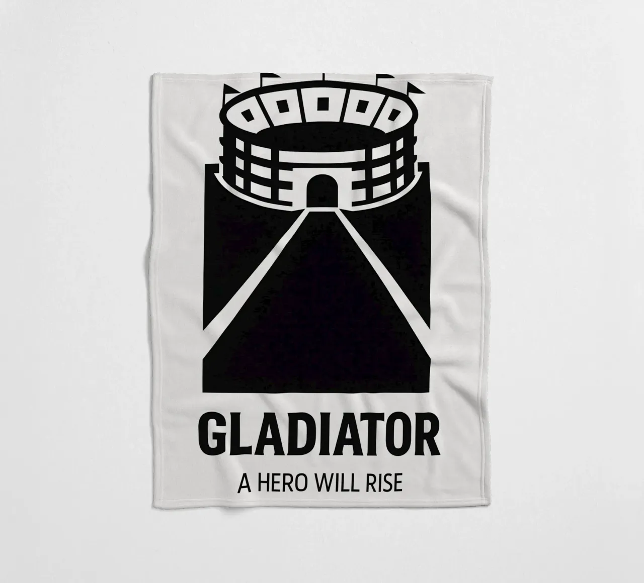 Gladiator Print coperta in pile da MoviesArt