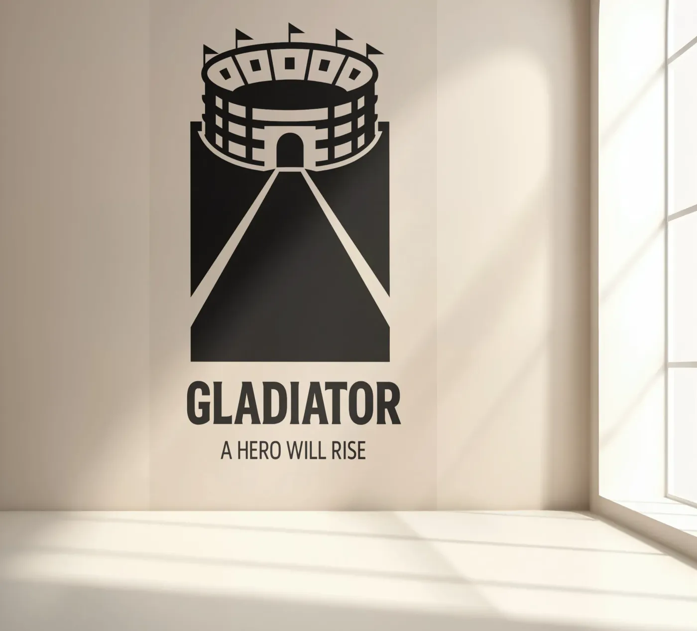 Gladiator Print fotobehang van MoviesArt