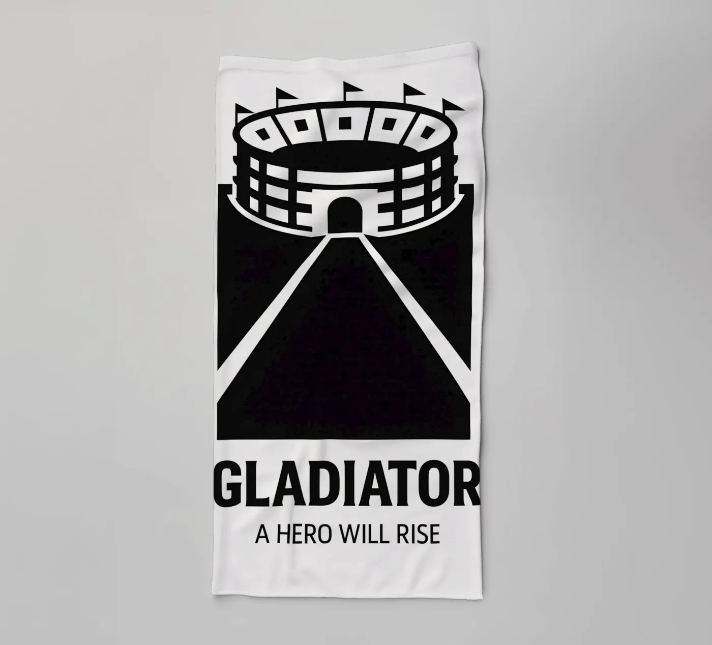 Gladiator Print badhanddoek van MoviesArt