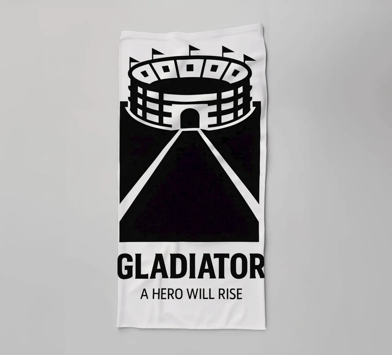 Gladiator Print asciugamano da bagno da MoviesArt