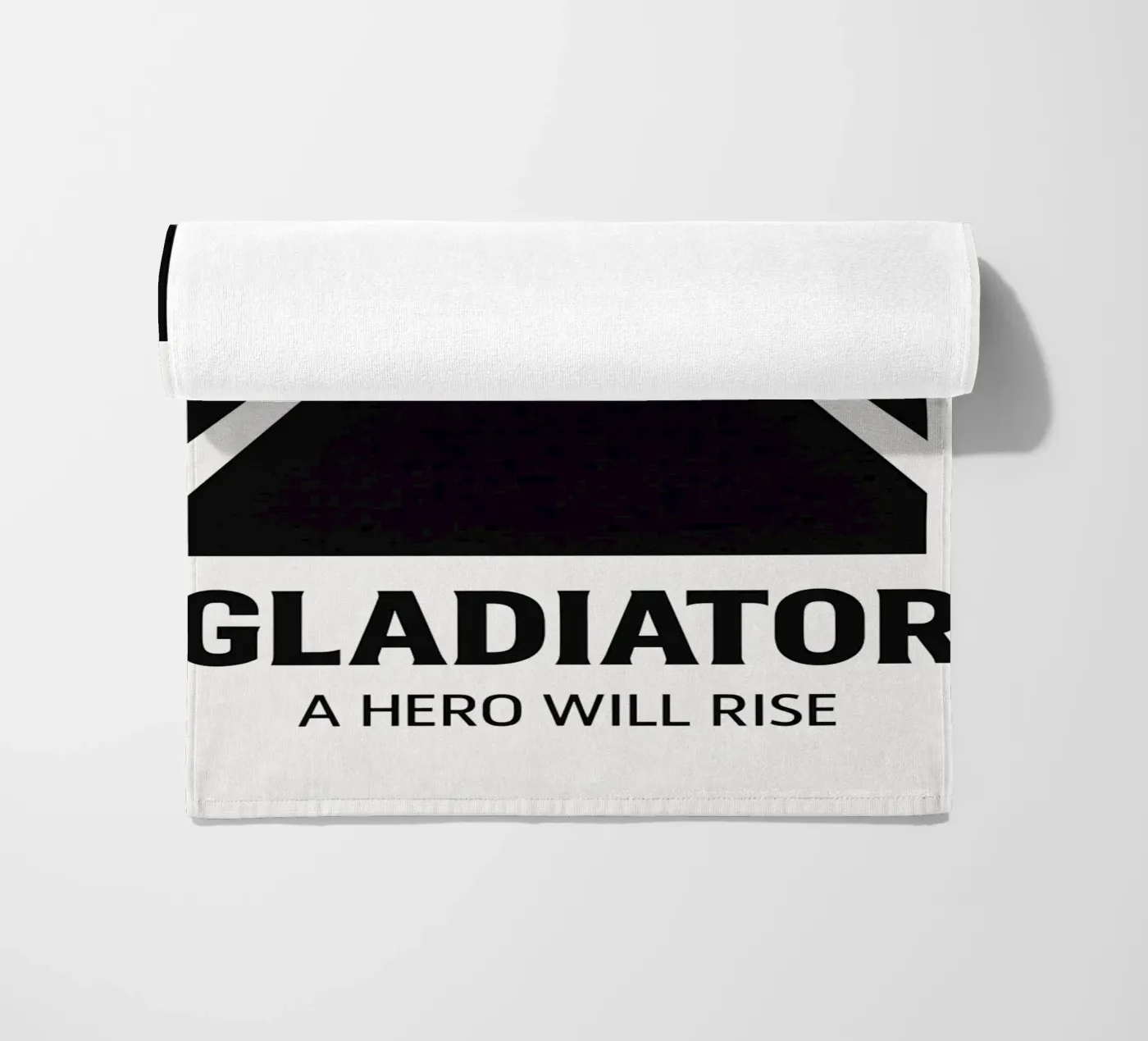 Gladiator Print beach towel by MoviesArt