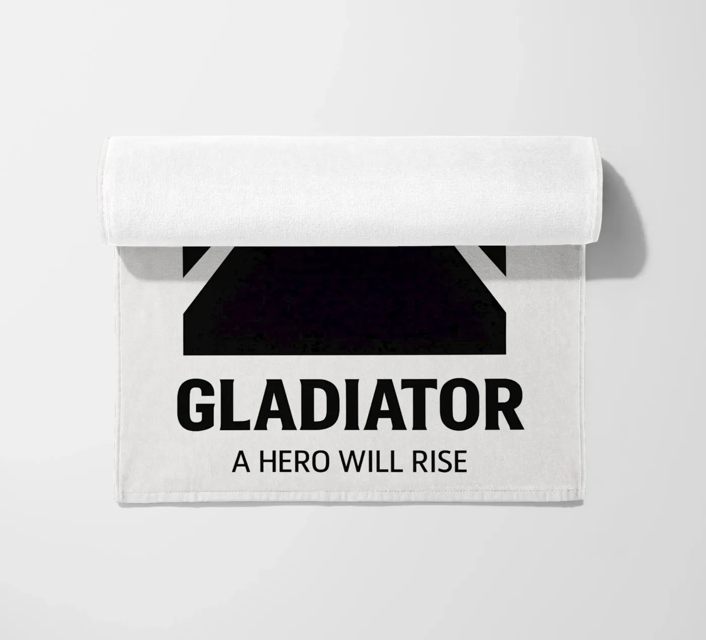 Gladiator Print beach towel by MoviesArt
