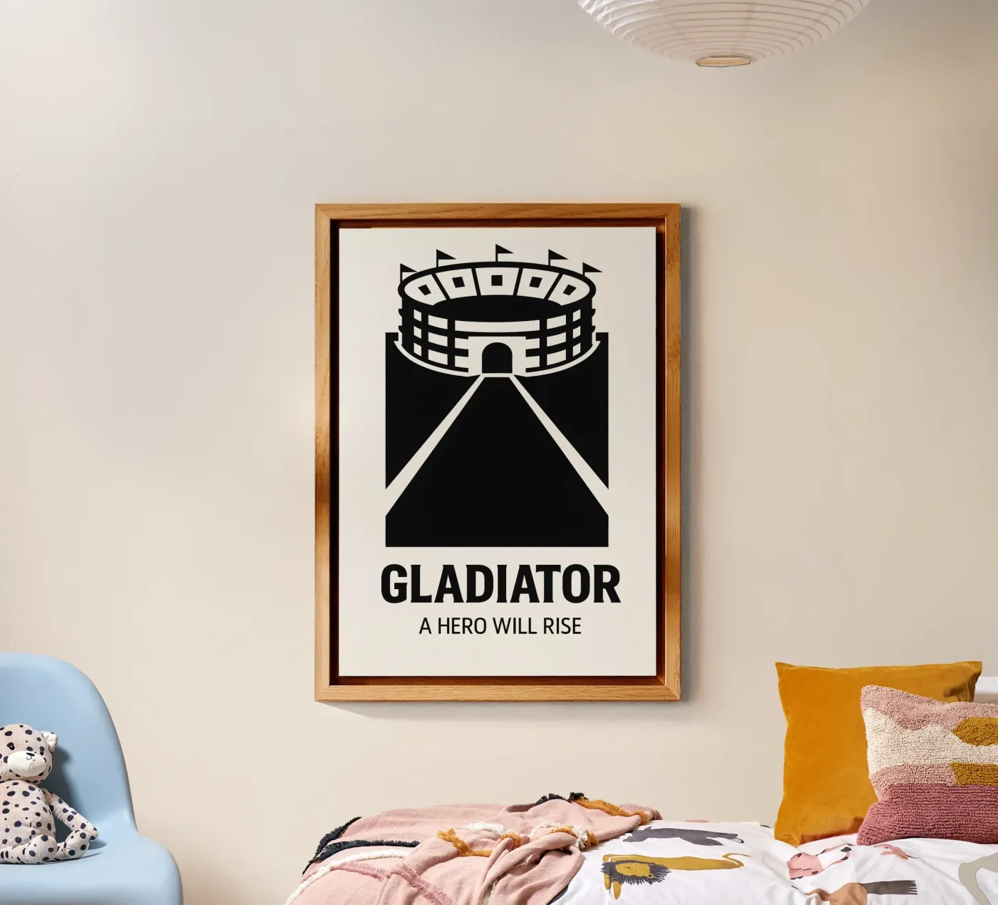 Gladiator Print alluminio dibond da MoviesArt