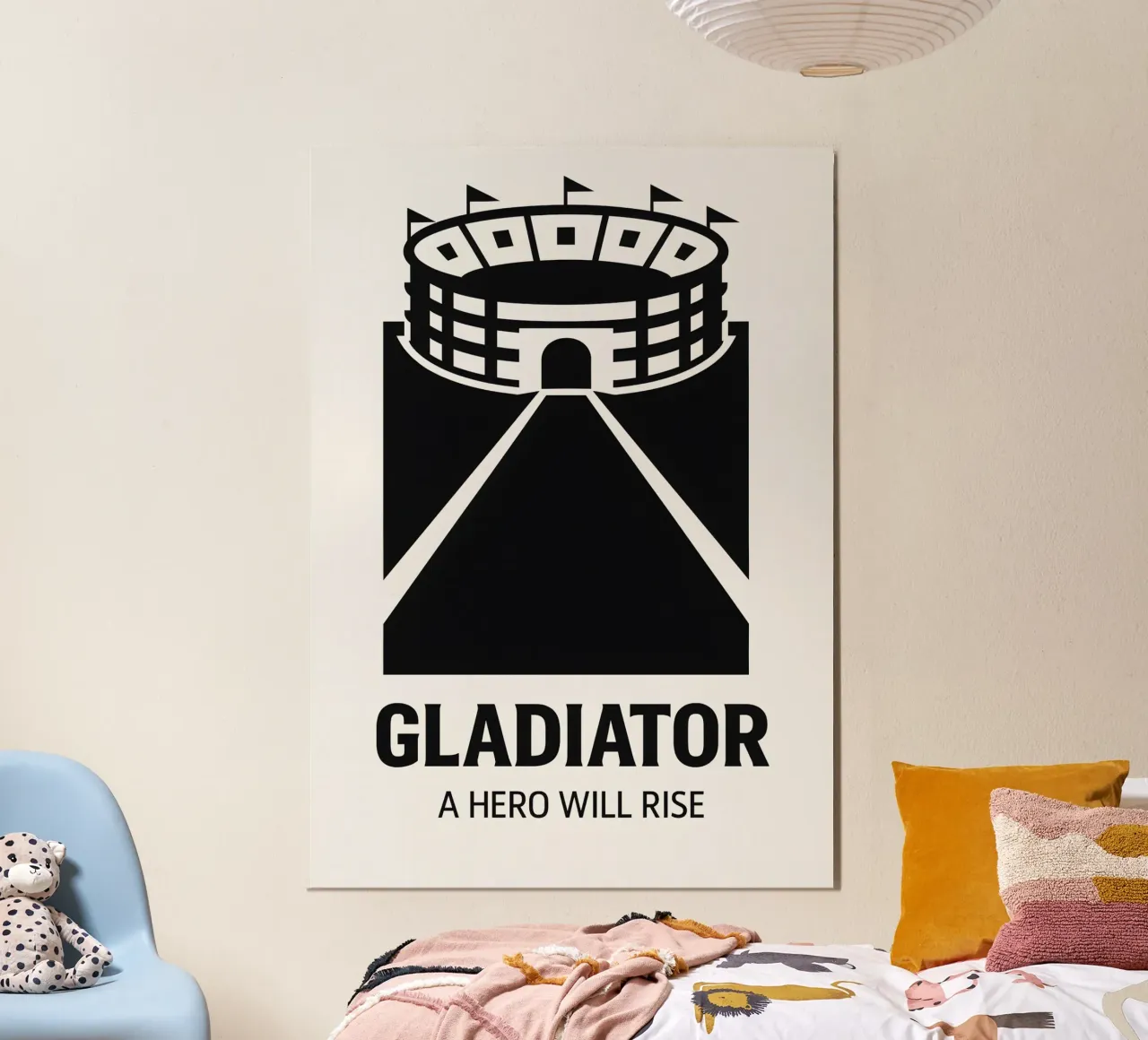Gladiator Print alluminio dibond da MoviesArt