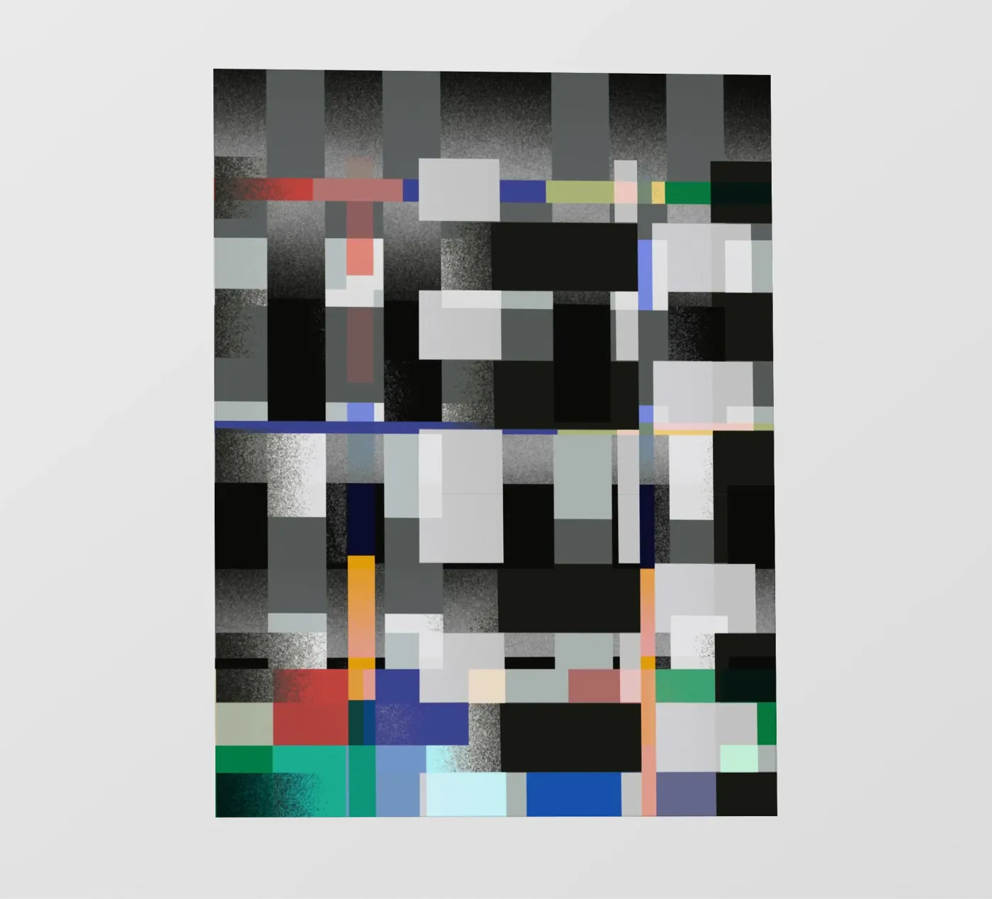 Modello Glitches 08 pellicola backlit da Little Dean