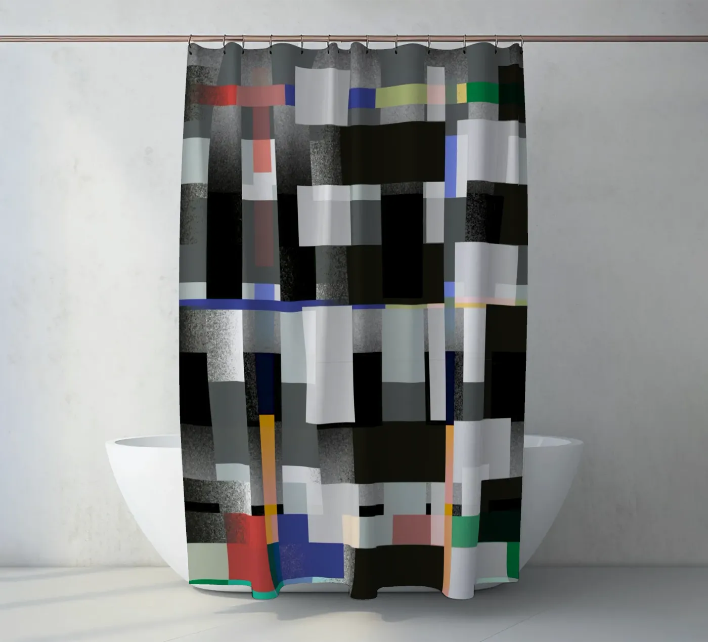 Storing patroon 08 douchegordijn van Little Dean