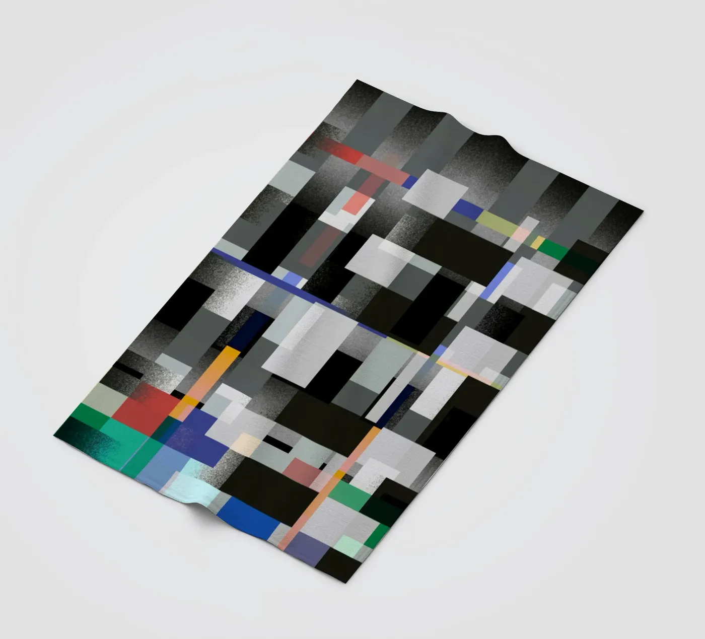 Modèle Glitches 08 plaid polaire de Little Dean