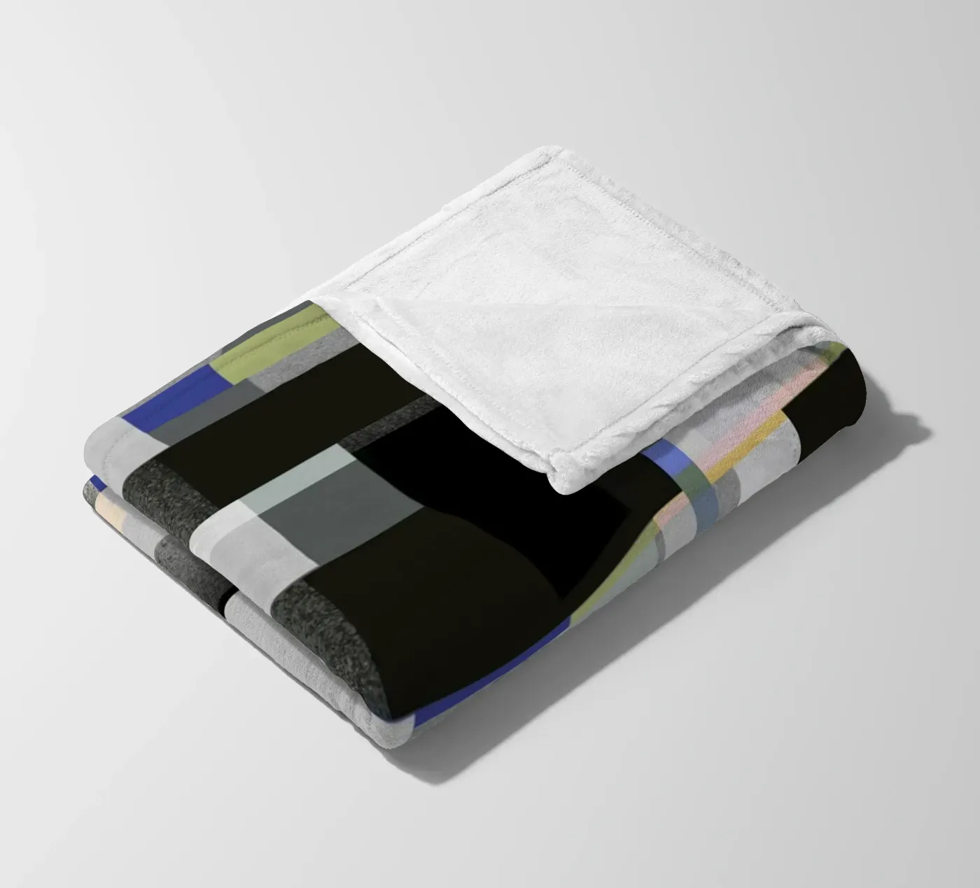 Modèle Glitches 08 plaid polaire de Little Dean