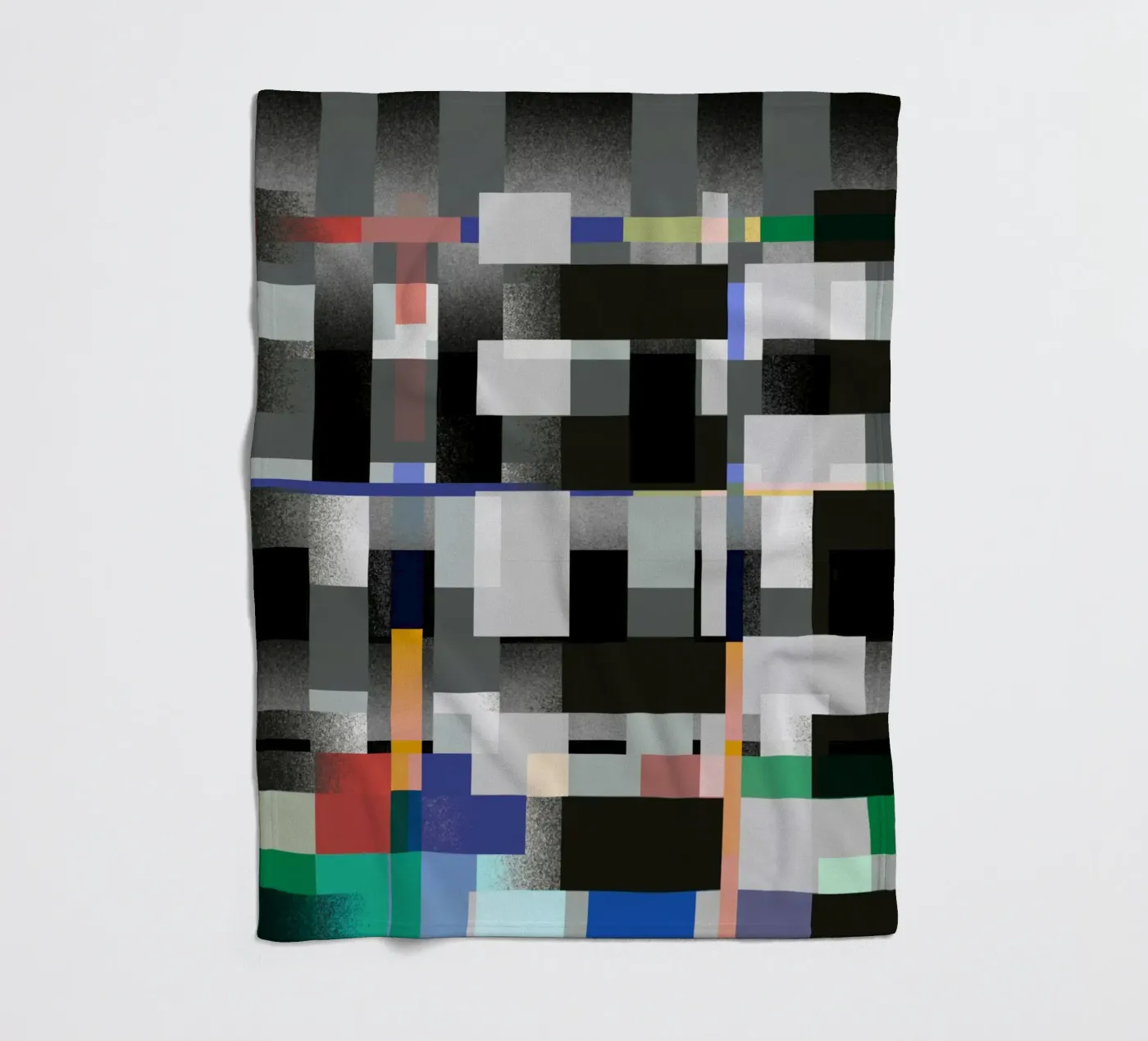 Modèle Glitches 08 plaid polaire de Little Dean