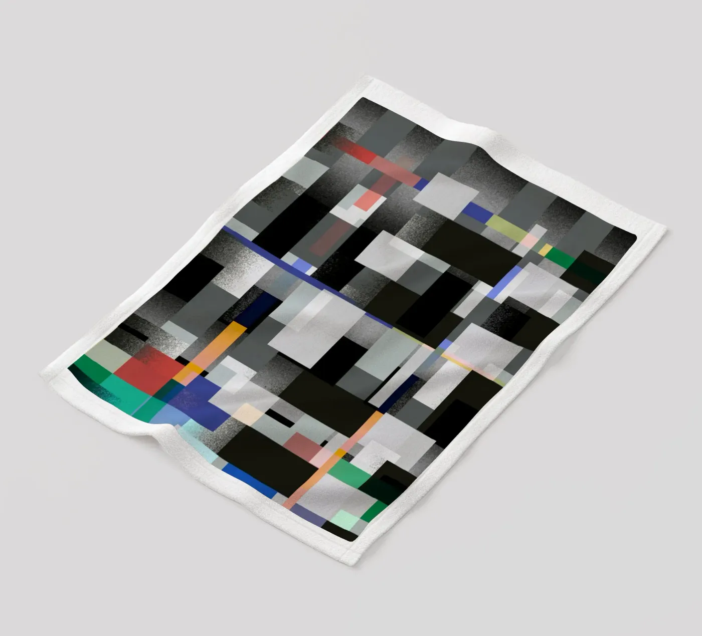 Modèle Glitches 08 plaid polaire de Little Dean