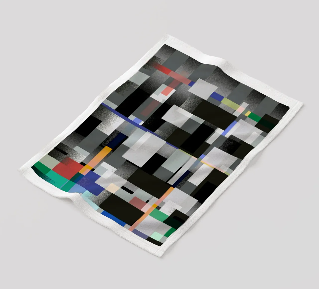 Glitches pattern 08 Fleecedecke von Little Dean