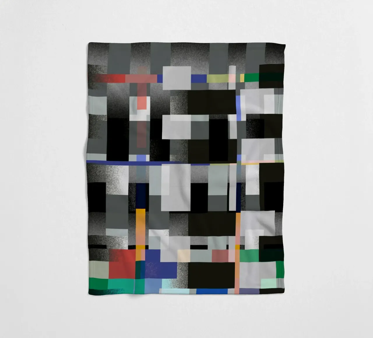 Glitches pattern 08 Fleecedecke von Little Dean