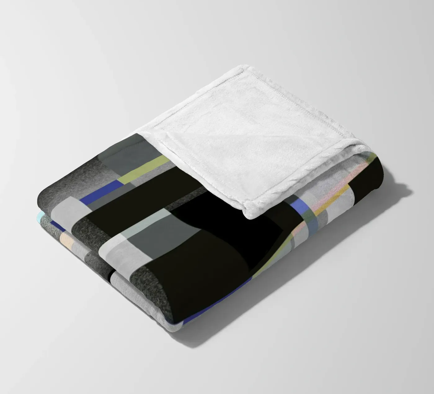 Modèle Glitches 08 plaid polaire de Little Dean