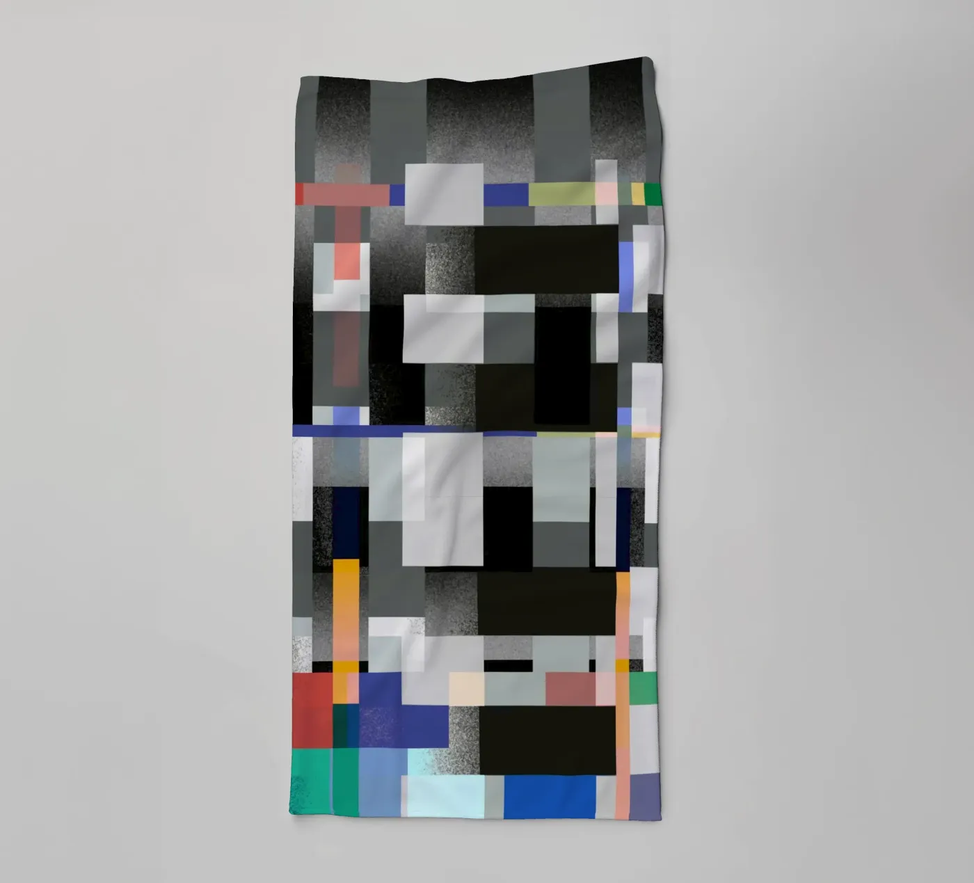 Glitches pattern 08 asciugamano da bagno da Little Dean