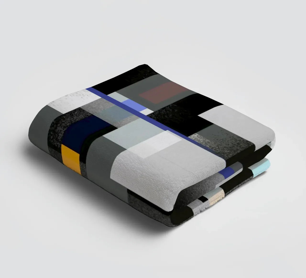 Glitches pattern 08 towel by Little Dean