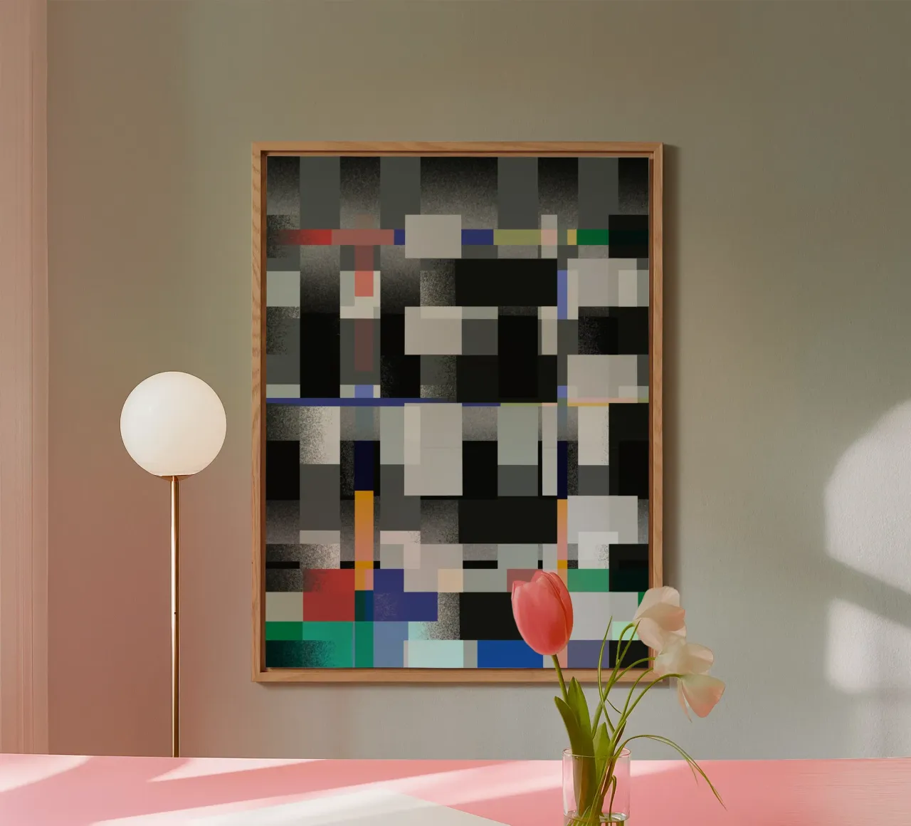 Glitches pattern 08 forex plate by Little Dean