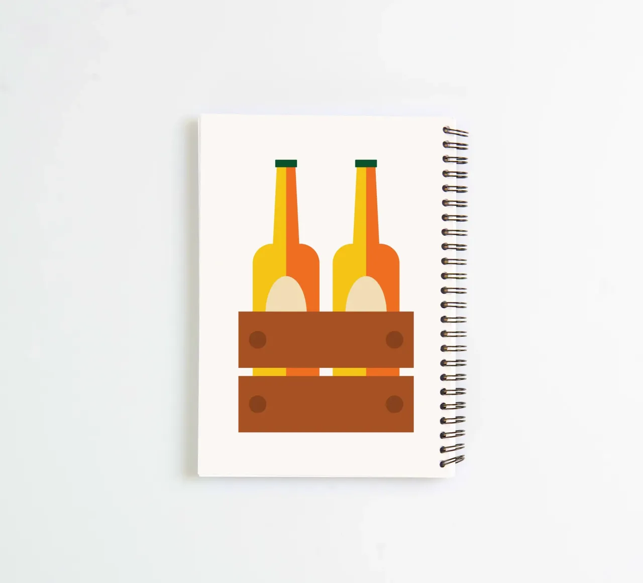 Bierflaschenkasten Ringbuch von galihstudio