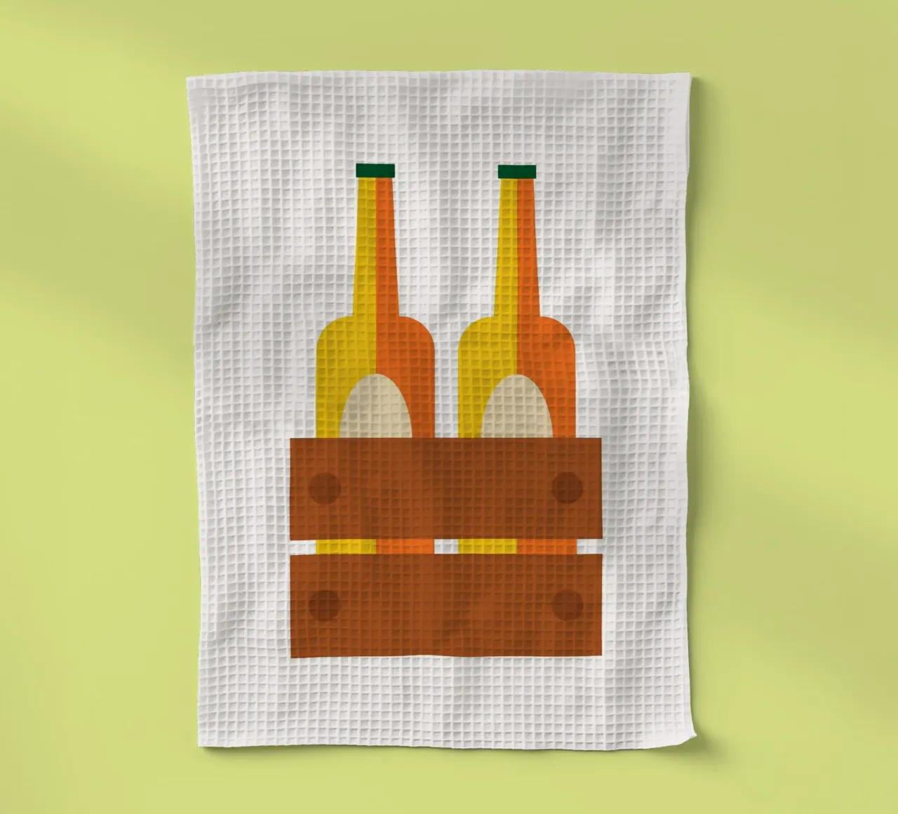 Scatola per bottiglie di birra canovaccio da cucina da galihstudio