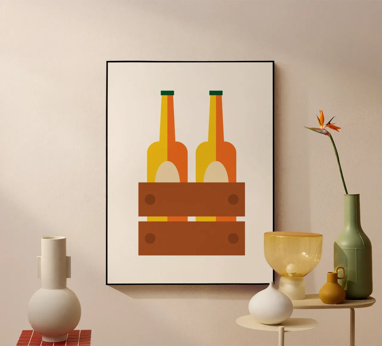 Scatola per bottiglie di birra plexiglass da galihstudio