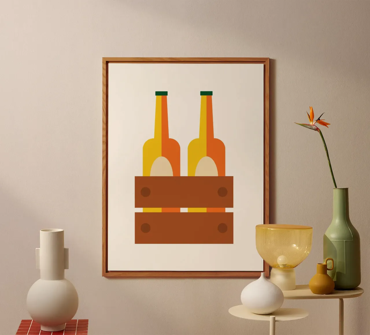 Bierflaschenkasten Forex-Platte von galihstudio