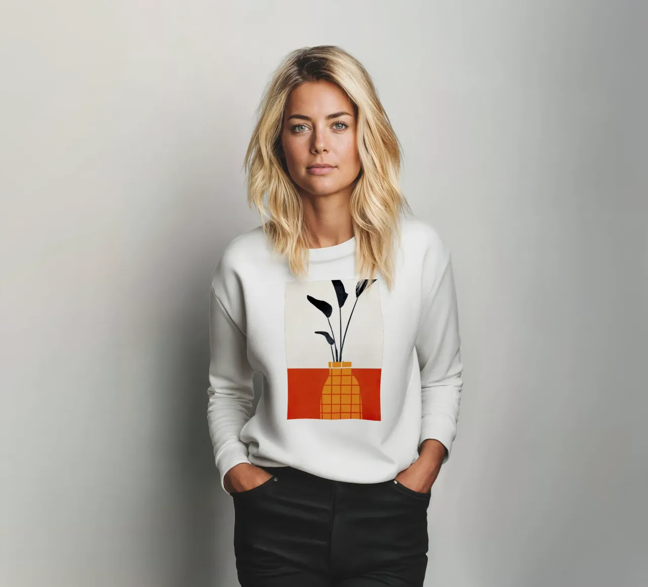 Keep Smiling felpa da Kubistika