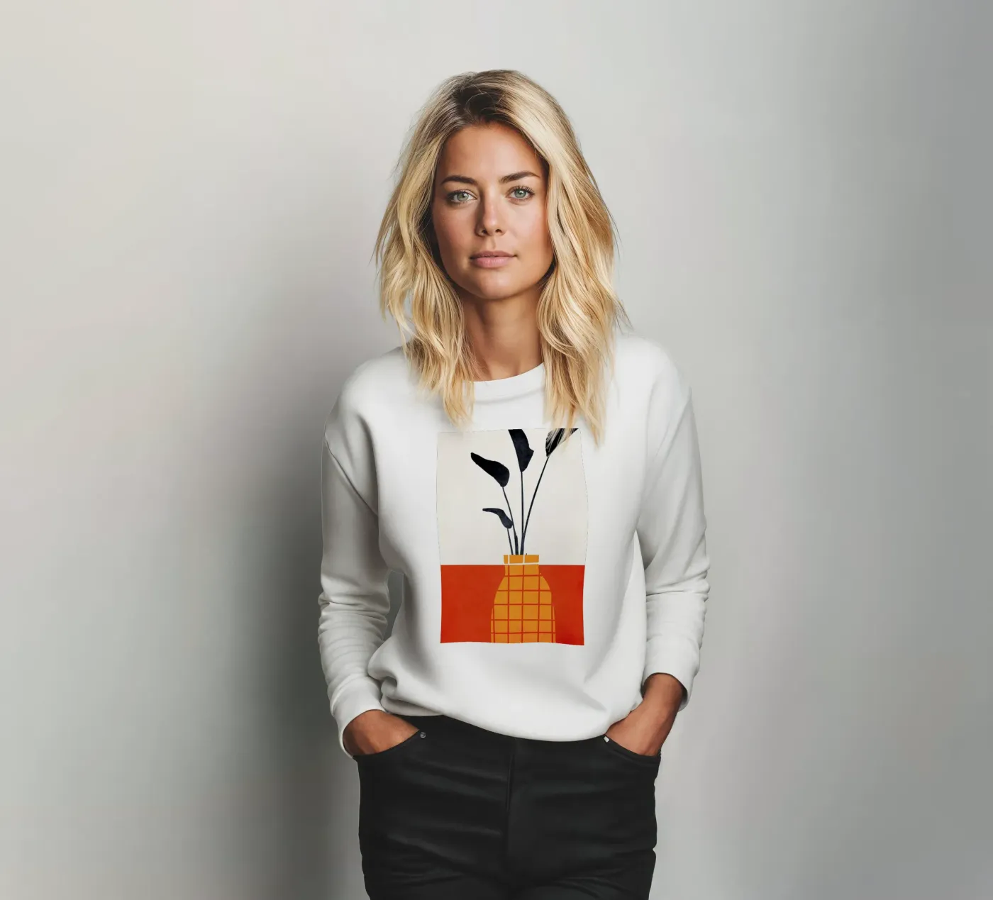 Keep Smiling felpa da Kubistika