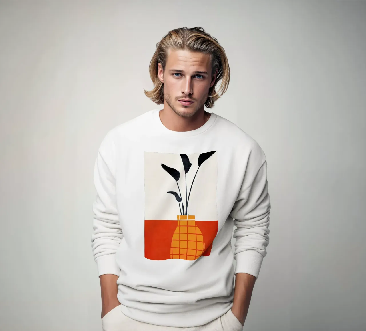 Keep Smiling felpa da Kubistika