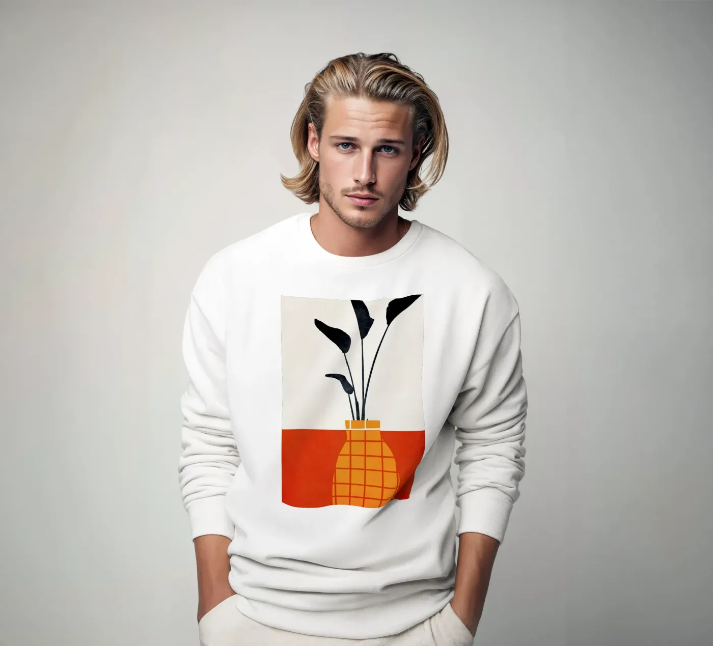 Keep Smiling felpa da Kubistika